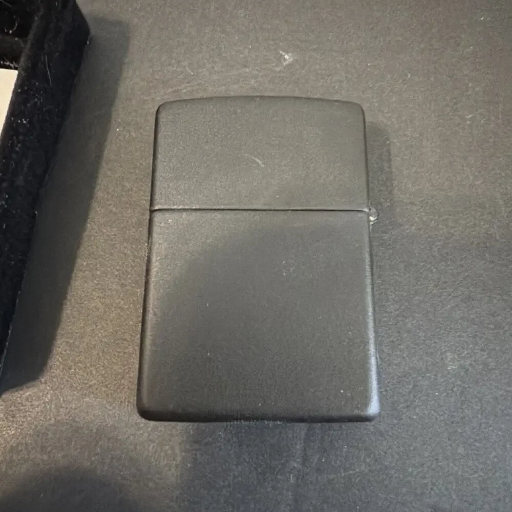 Vintage 1998 Marlboro Man Cowboy Black Matte Zippo Lighter
